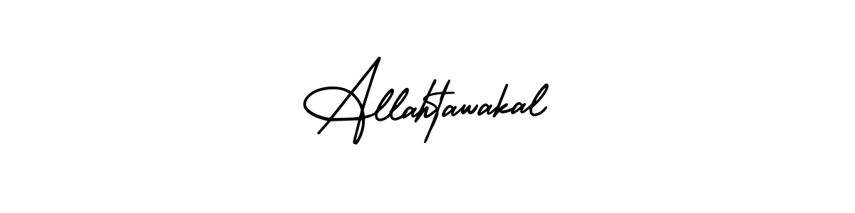 Make a beautiful signature design for name Allahtawakal. With this signature (AmerikaSignatureDemo-Regular) style, you can create a handwritten signature for free. Allahtawakal signature style 3 images and pictures png