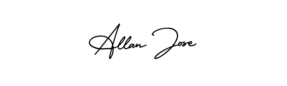 You can use this online signature creator to create a handwritten signature for the name Allan Jose. This is the best online autograph maker. Allan Jose signature style 3 images and pictures png
