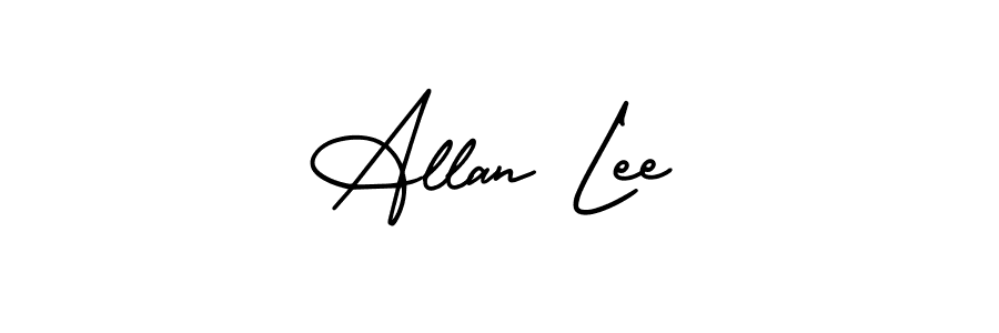 It looks lik you need a new signature style for name Allan Lee. Design unique handwritten (AmerikaSignatureDemo-Regular) signature with our free signature maker in just a few clicks. Allan Lee signature style 3 images and pictures png