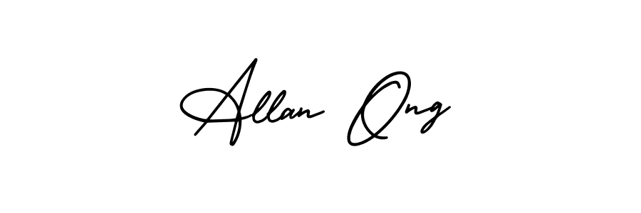 Also we have Allan Ong name is the best signature style. Create professional handwritten signature collection using AmerikaSignatureDemo-Regular autograph style. Allan Ong signature style 3 images and pictures png