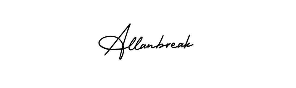 Once you've used our free online signature maker to create your best signature AmerikaSignatureDemo-Regular style, it's time to enjoy all of the benefits that Allanbreak name signing documents. Allanbreak signature style 3 images and pictures png