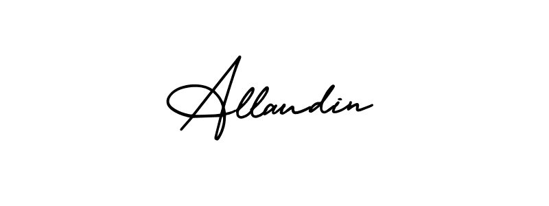 This is the best signature style for the Allaudin name. Also you like these signature font (AmerikaSignatureDemo-Regular). Mix name signature. Allaudin signature style 3 images and pictures png