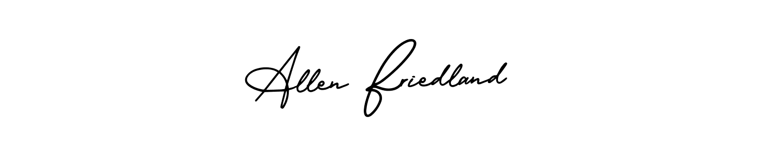 Check out images of Autograph of Allen Friedland name. Actor Allen Friedland Signature Style. AmerikaSignatureDemo-Regular is a professional sign style online. Allen Friedland signature style 3 images and pictures png