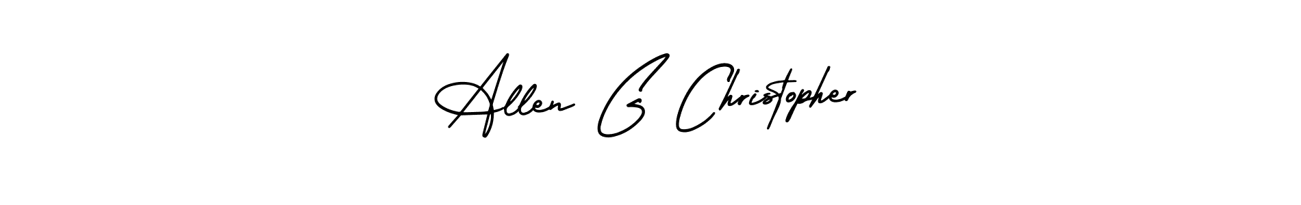 Here are the top 10 professional signature styles for the name Allen G Christopher. These are the best autograph styles you can use for your name. Allen G Christopher signature style 3 images and pictures png