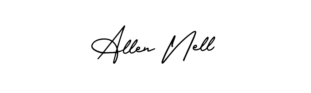 Here are the top 10 professional signature styles for the name Allen Nell. These are the best autograph styles you can use for your name. Allen Nell signature style 3 images and pictures png