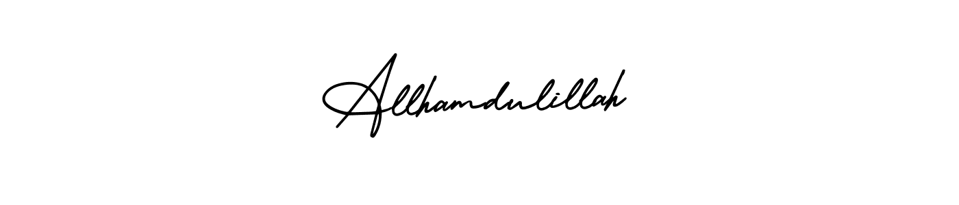 Also You can easily find your signature by using the search form. We will create Allhamdulillah name handwritten signature images for you free of cost using AmerikaSignatureDemo-Regular sign style. Allhamdulillah signature style 3 images and pictures png