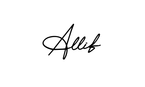 This is the best signature style for the Allif name. Also you like these signature font (AmerikaSignatureDemo-Regular). Mix name signature. Allif signature style 3 images and pictures png