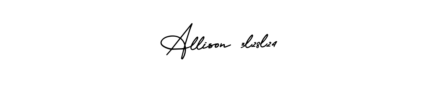 Check out images of Autograph of Allison 3l28l24 name. Actor Allison 3l28l24 Signature Style. AmerikaSignatureDemo-Regular is a professional sign style online. Allison 3l28l24 signature style 3 images and pictures png