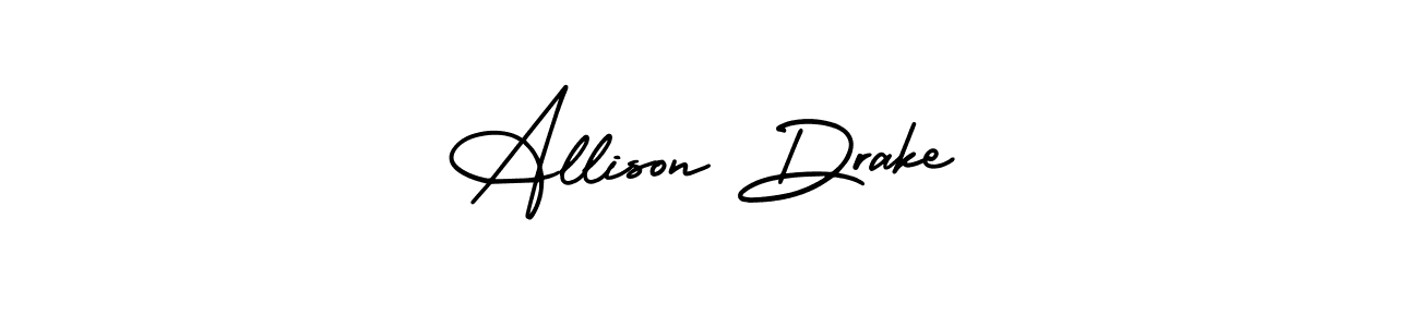 Make a short Allison Drake signature style. Manage your documents anywhere anytime using AmerikaSignatureDemo-Regular. Create and add eSignatures, submit forms, share and send files easily. Allison Drake signature style 3 images and pictures png