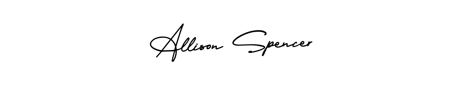 You can use this online signature creator to create a handwritten signature for the name Allison Spencer. This is the best online autograph maker. Allison Spencer signature style 3 images and pictures png