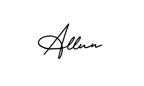 Once you've used our free online signature maker to create your best signature AmerikaSignatureDemo-Regular style, it's time to enjoy all of the benefits that Allun name signing documents. Allun signature style 3 images and pictures png