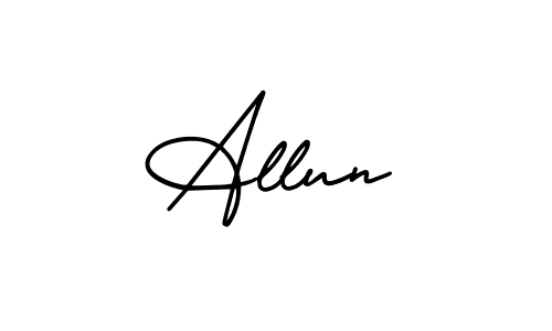 You can use this online signature creator to create a handwritten signature for the name Allun. This is the best online autograph maker. Allun signature style 3 images and pictures png