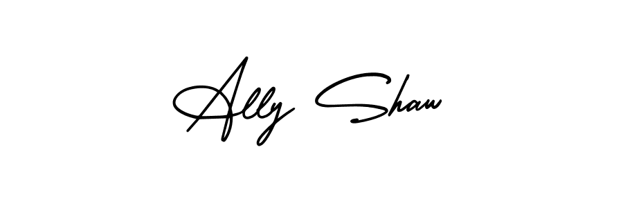 Also we have Ally Shaw name is the best signature style. Create professional handwritten signature collection using AmerikaSignatureDemo-Regular autograph style. Ally Shaw signature style 3 images and pictures png