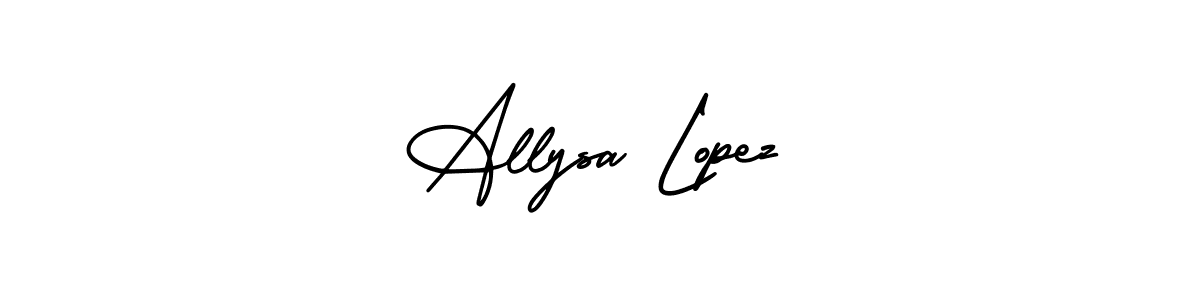 Check out images of Autograph of Allysa Lopez name. Actor Allysa Lopez Signature Style. AmerikaSignatureDemo-Regular is a professional sign style online. Allysa Lopez signature style 3 images and pictures png