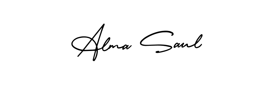 You can use this online signature creator to create a handwritten signature for the name Alma Saul. This is the best online autograph maker. Alma Saul signature style 3 images and pictures png