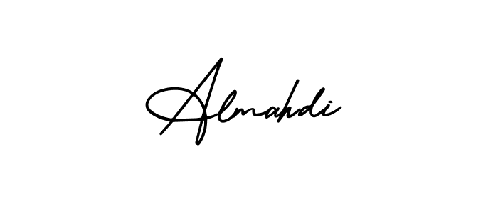 How to make Almahdi signature? AmerikaSignatureDemo-Regular is a professional autograph style. Create handwritten signature for Almahdi name. Almahdi signature style 3 images and pictures png