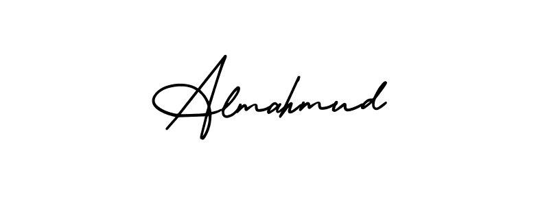 The best way (AmerikaSignatureDemo-Regular) to make a short signature is to pick only two or three words in your name. The name Almahmud include a total of six letters. For converting this name. Almahmud signature style 3 images and pictures png