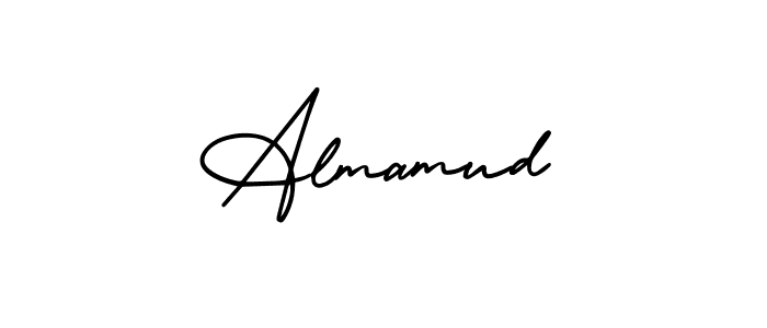 Make a beautiful signature design for name Almamud. With this signature (AmerikaSignatureDemo-Regular) style, you can create a handwritten signature for free. Almamud signature style 3 images and pictures png