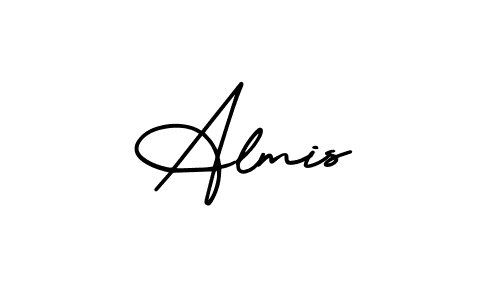 Create a beautiful signature design for name Almis. With this signature (AmerikaSignatureDemo-Regular) fonts, you can make a handwritten signature for free. Almis signature style 3 images and pictures png