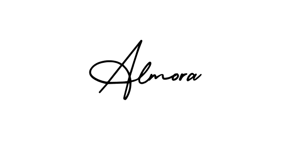 Use a signature maker to create a handwritten signature online. With this signature software, you can design (AmerikaSignatureDemo-Regular) your own signature for name Almora. Almora signature style 3 images and pictures png