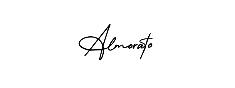 You should practise on your own different ways (AmerikaSignatureDemo-Regular) to write your name (Almorato) in signature. don't let someone else do it for you. Almorato signature style 3 images and pictures png