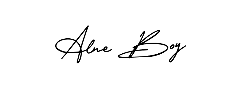 Also we have Alne Boy name is the best signature style. Create professional handwritten signature collection using AmerikaSignatureDemo-Regular autograph style. Alne Boy signature style 3 images and pictures png