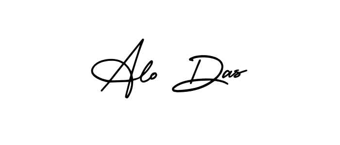 Similarly AmerikaSignatureDemo-Regular is the best handwritten signature design. Signature creator online .You can use it as an online autograph creator for name Alo Das. Alo Das signature style 3 images and pictures png