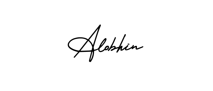 Make a beautiful signature design for name Alobhin. Use this online signature maker to create a handwritten signature for free. Alobhin signature style 3 images and pictures png