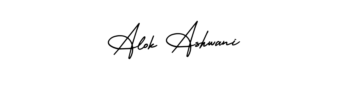 if you are searching for the best signature style for your name Alok Ashwani. so please give up your signature search. here we have designed multiple signature styles  using AmerikaSignatureDemo-Regular. Alok Ashwani signature style 3 images and pictures png