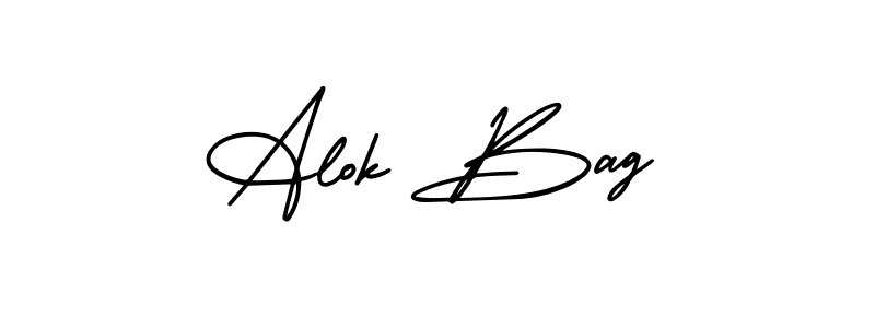 Here are the top 10 professional signature styles for the name Alok Bag. These are the best autograph styles you can use for your name. Alok Bag signature style 3 images and pictures png