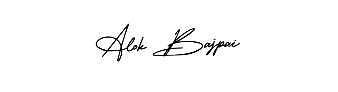 You can use this online signature creator to create a handwritten signature for the name Alok Bajpai. This is the best online autograph maker. Alok Bajpai signature style 3 images and pictures png