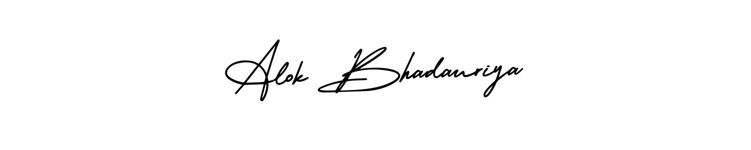 How to make Alok Bhadauriya signature? AmerikaSignatureDemo-Regular is a professional autograph style. Create handwritten signature for Alok Bhadauriya name. Alok Bhadauriya signature style 3 images and pictures png