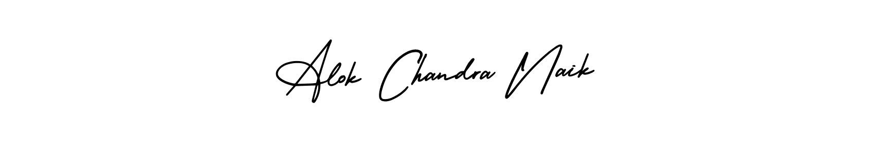 Design your own signature with our free online signature maker. With this signature software, you can create a handwritten (AmerikaSignatureDemo-Regular) signature for name Alok Chandra Naik. Alok Chandra Naik signature style 3 images and pictures png