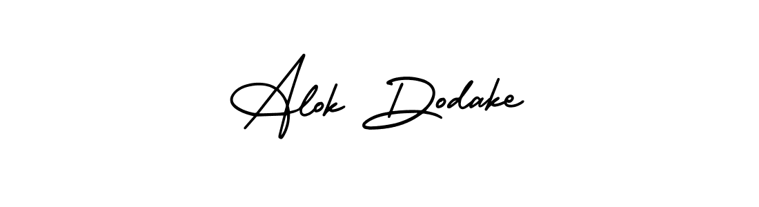 Design your own signature with our free online signature maker. With this signature software, you can create a handwritten (AmerikaSignatureDemo-Regular) signature for name Alok Dodake. Alok Dodake signature style 3 images and pictures png