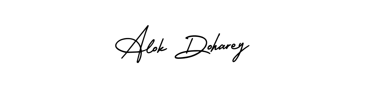 Make a beautiful signature design for name Alok Doharey. With this signature (AmerikaSignatureDemo-Regular) style, you can create a handwritten signature for free. Alok Doharey signature style 3 images and pictures png