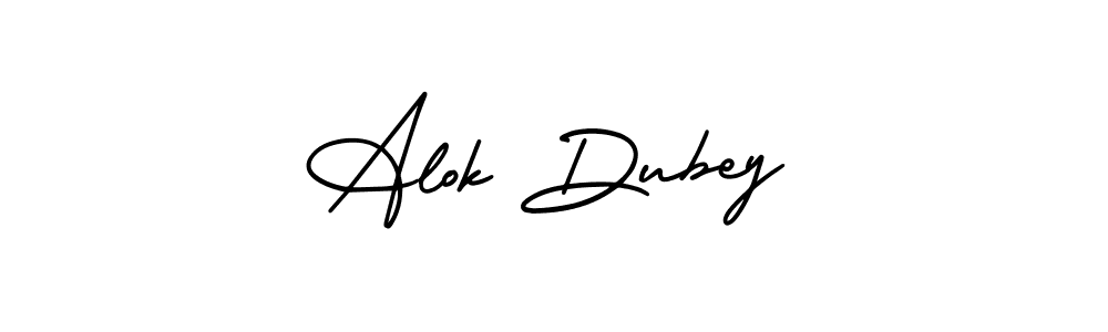 It looks lik you need a new signature style for name Alok Dubey. Design unique handwritten (AmerikaSignatureDemo-Regular) signature with our free signature maker in just a few clicks. Alok Dubey signature style 3 images and pictures png