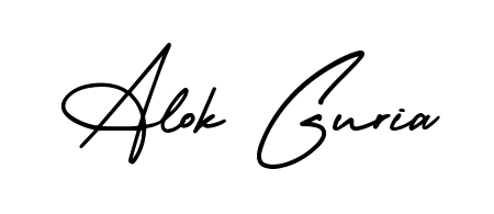 Achieve flawless digital penmanship with Alok Guria name in AmerikaSignatureDemo-Regular font. The perfect tool for creating online signatures. Alok Guria signature style 3 images and pictures png