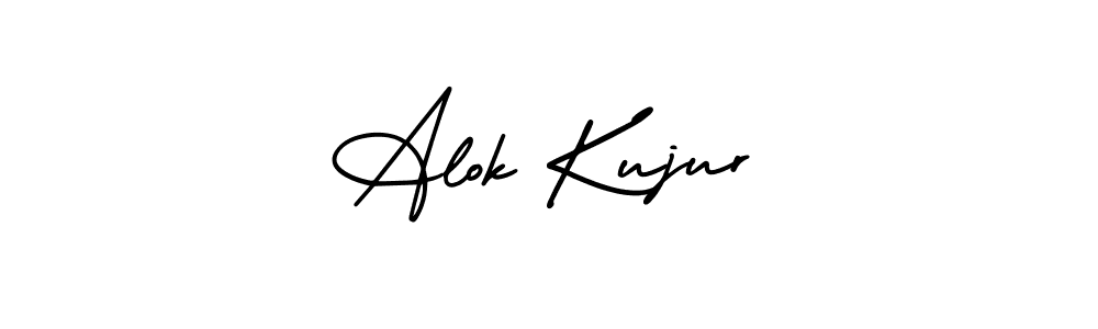 It looks lik you need a new signature style for name Alok Kujur. Design unique handwritten (AmerikaSignatureDemo-Regular) signature with our free signature maker in just a few clicks. Alok Kujur signature style 3 images and pictures png