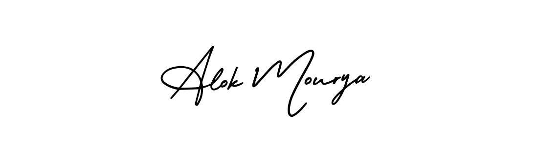 How to make Alok Mourya signature? AmerikaSignatureDemo-Regular is a professional autograph style. Create handwritten signature for Alok Mourya name. Alok Mourya signature style 3 images and pictures png