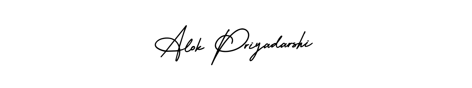 Also You can easily find your signature by using the search form. We will create Alok Priyadarshi name handwritten signature images for you free of cost using AmerikaSignatureDemo-Regular sign style. Alok Priyadarshi signature style 3 images and pictures png