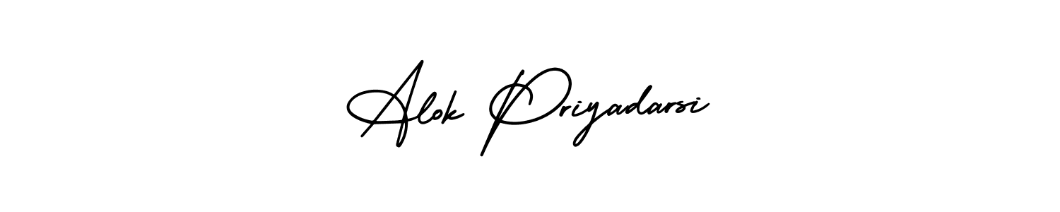You can use this online signature creator to create a handwritten signature for the name Alok Priyadarsi. This is the best online autograph maker. Alok Priyadarsi signature style 3 images and pictures png