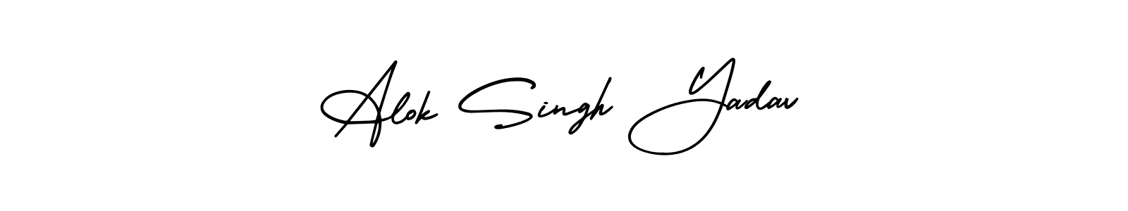 Also we have Alok Singh Yadav name is the best signature style. Create professional handwritten signature collection using AmerikaSignatureDemo-Regular autograph style. Alok Singh Yadav signature style 3 images and pictures png