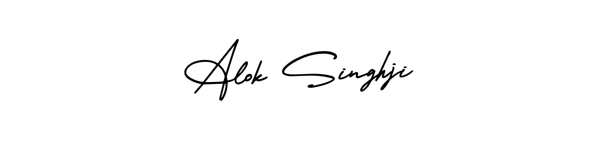 Make a beautiful signature design for name Alok Singhji. Use this online signature maker to create a handwritten signature for free. Alok Singhji signature style 3 images and pictures png