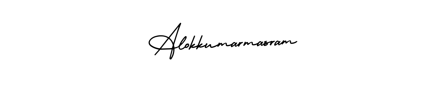 Similarly AmerikaSignatureDemo-Regular is the best handwritten signature design. Signature creator online .You can use it as an online autograph creator for name Alokkumarmasram. Alokkumarmasram signature style 3 images and pictures png