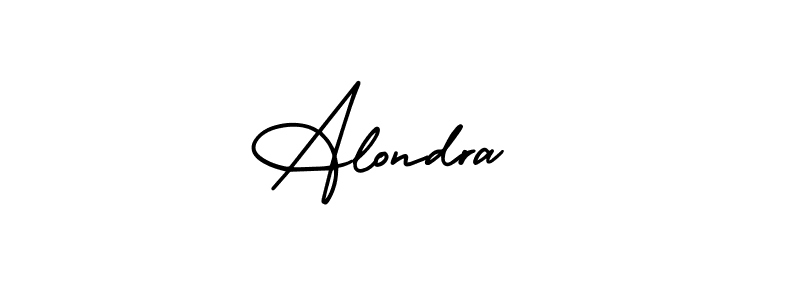 This is the best signature style for the Alondra  name. Also you like these signature font (AmerikaSignatureDemo-Regular). Mix name signature. Alondra  signature style 3 images and pictures png