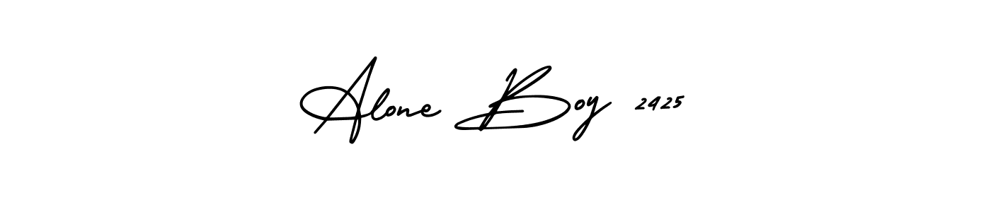 if you are searching for the best signature style for your name Alone Boy 2425. so please give up your signature search. here we have designed multiple signature styles  using AmerikaSignatureDemo-Regular. Alone Boy 2425 signature style 3 images and pictures png