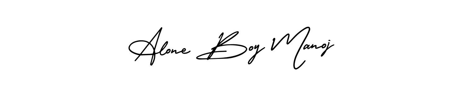 Make a beautiful signature design for name Alone Boy Manoj. Use this online signature maker to create a handwritten signature for free. Alone Boy Manoj signature style 3 images and pictures png