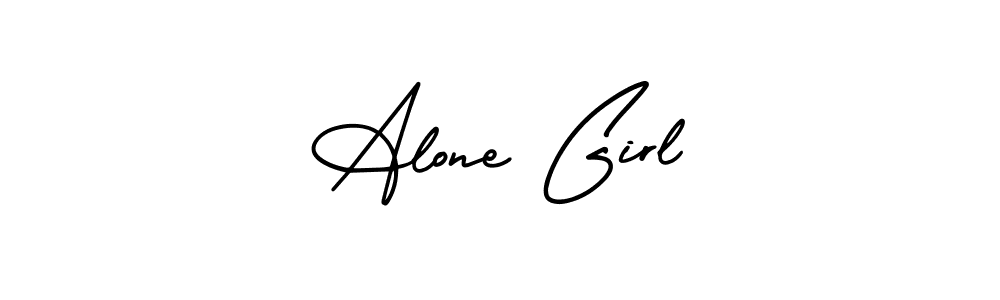 Similarly AmerikaSignatureDemo-Regular is the best handwritten signature design. Signature creator online .You can use it as an online autograph creator for name Alone Girl. Alone Girl signature style 3 images and pictures png