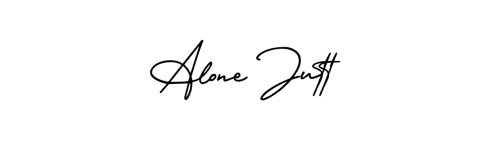 if you are searching for the best signature style for your name Alone Jutt. so please give up your signature search. here we have designed multiple signature styles  using AmerikaSignatureDemo-Regular. Alone Jutt signature style 3 images and pictures png
