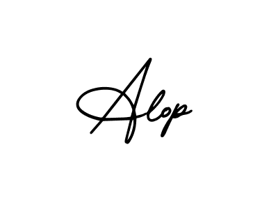 Make a beautiful signature design for name Alop. With this signature (AmerikaSignatureDemo-Regular) style, you can create a handwritten signature for free. Alop signature style 3 images and pictures png